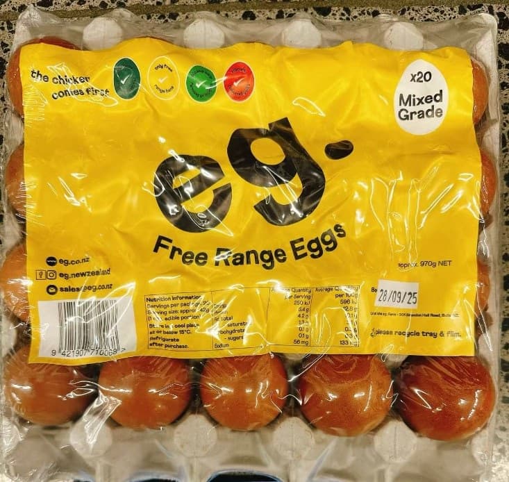 EG Free Range Eggs - Mixed size